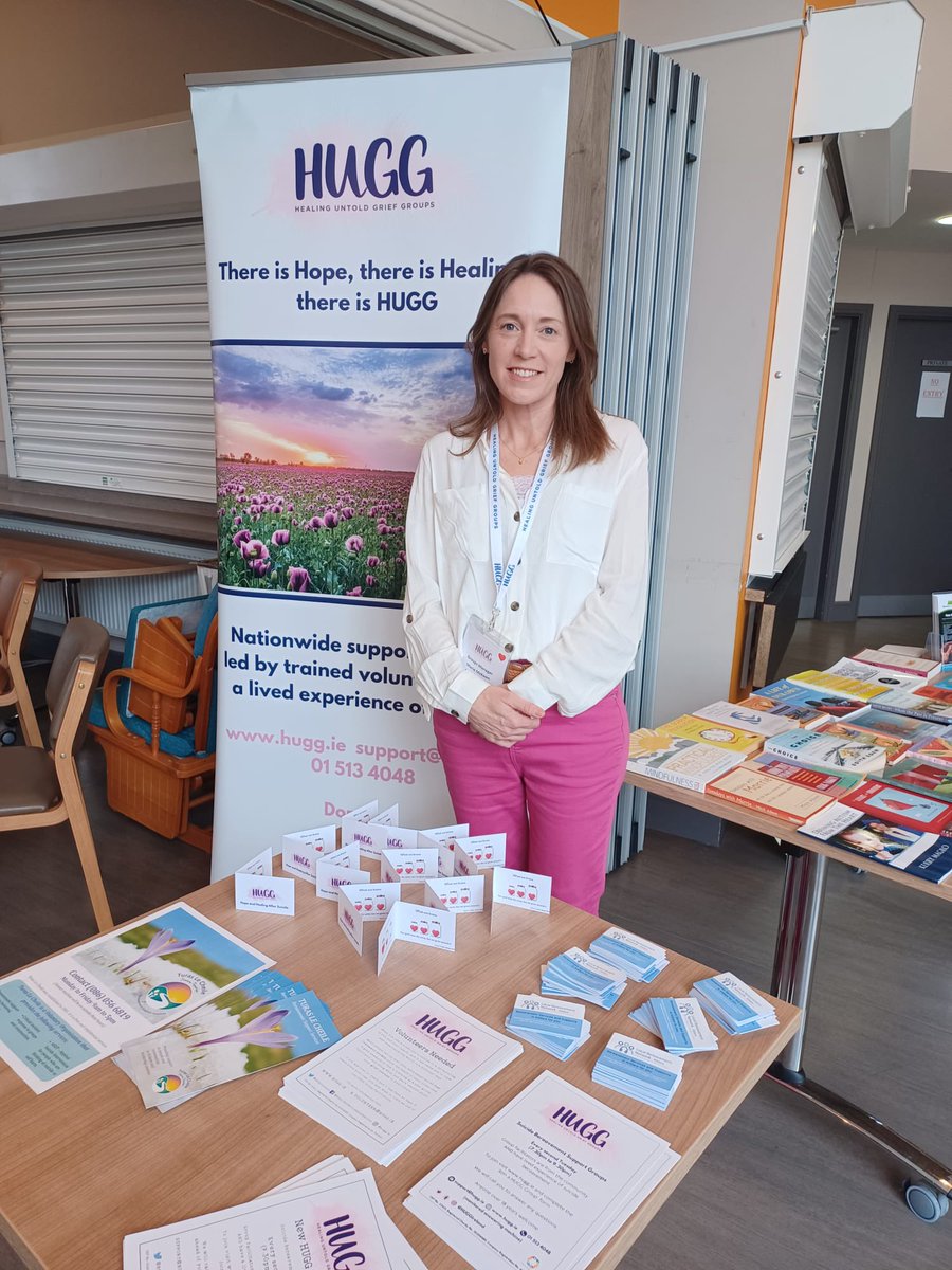 Thank you Marie @HUGGIreland for representing #KildareBereavementNetwork at the Blessington Mental Health and SAFEtalk event @NOSPIreland @IrishHospice @AnamCaraSupport @CRYIre @CurraghFrc @ICBNIrl @RainbowsIreland