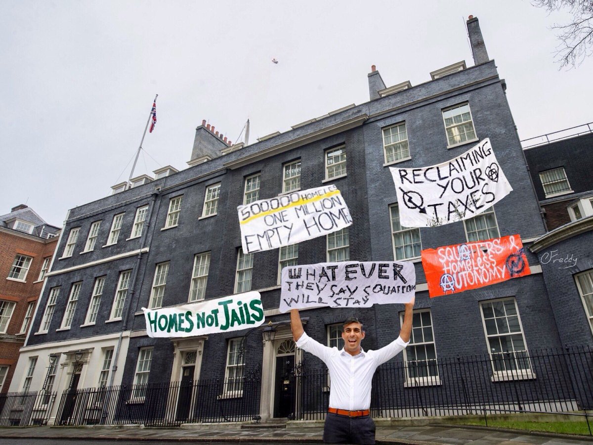 Squatters refuse to leave number 10, know your rights!