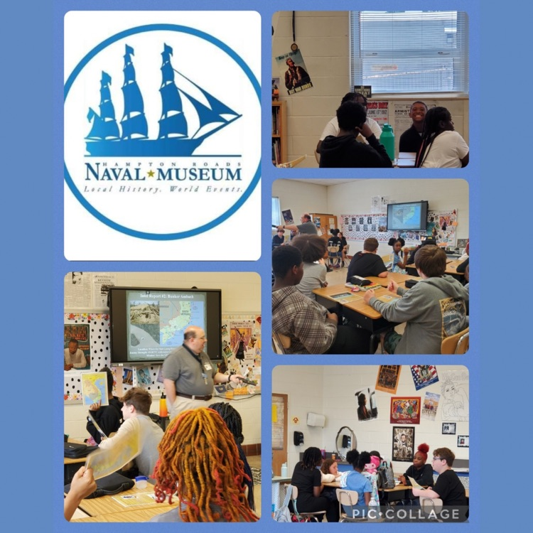 The Hampton Roads Naval Museum sailed into WBMS one more time to teach students in Mr. McCune's and Mrs. Clendenin's history classes about the Navy's role in the Vietnam War.