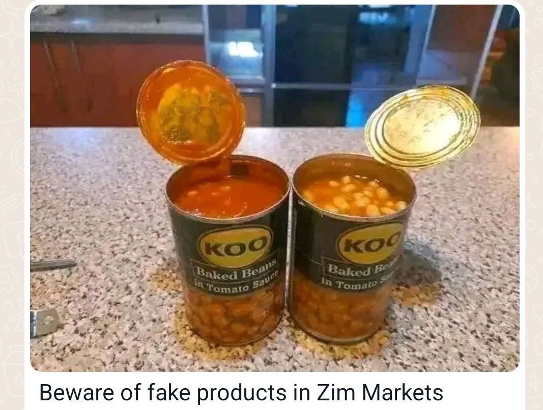 @LloydMsipa It's widespread in Zimbabwe the market is flooded with imitations. So sad