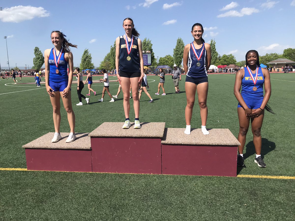 Congratulations to Evelina Mayak on the silver medal in the 100 meter hurdles in the @Colonial_League championship. #GoBulldogs