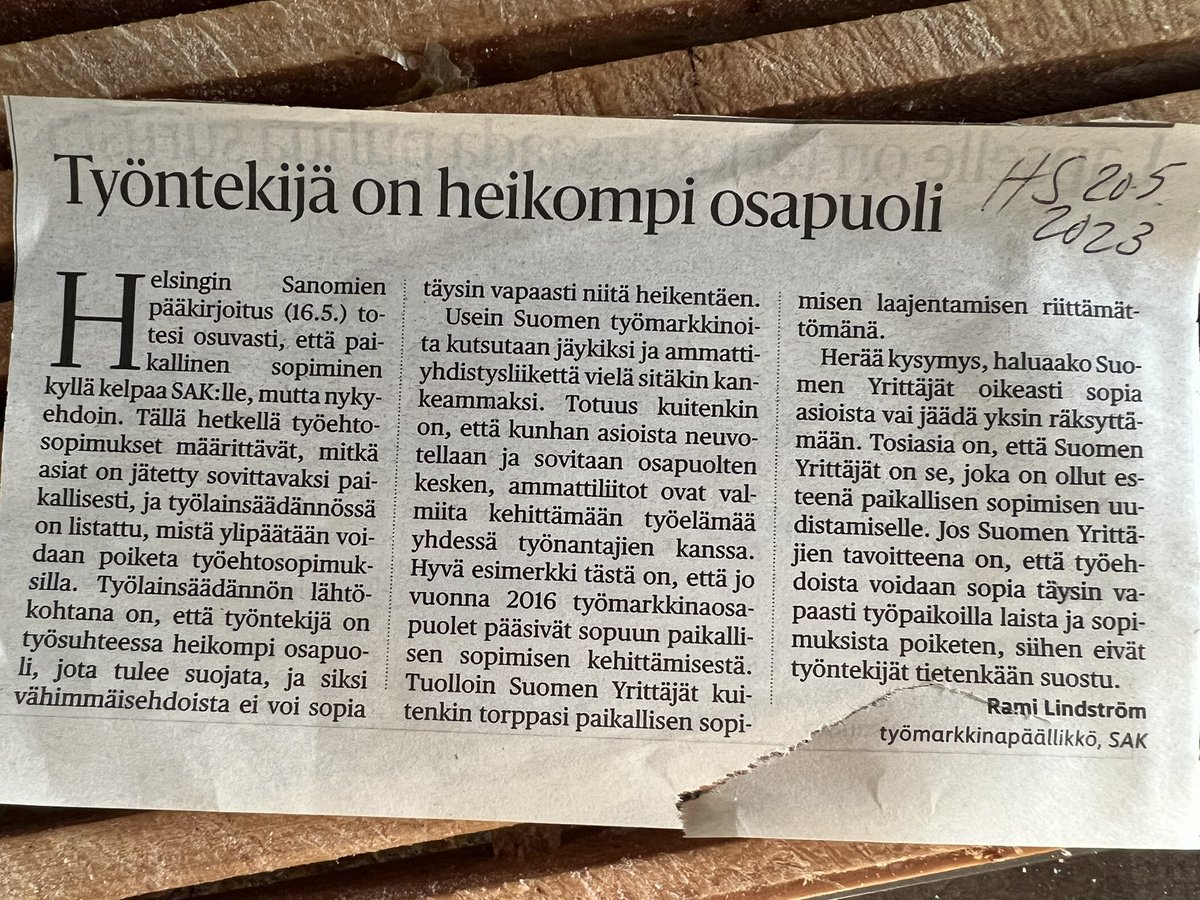 @SiljaPaavola Kokoomus, persut, rkp ja kristillisdemokraatit työnsivät ensin hoitajat (ja hoidettavat) auton alle ja sitten loput työelämässä olevat. 

Seuraavaksi Kiky2. Se on nyt helpompi toteuttaa kun lakko-oikeutta on rajattu ja työttömyys kasvussa.

 Onnittelut oikeistoa äänestäneille.