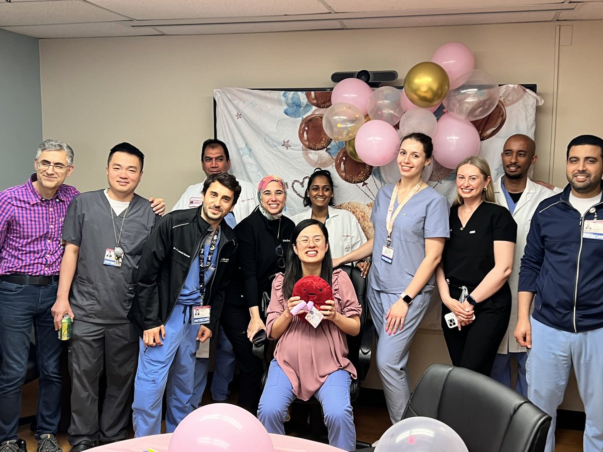 Our Temple family is growing! Celebrating babyshower of our PGY3 Temple resident Dr. Jiejing Yin ! #PathTwitter