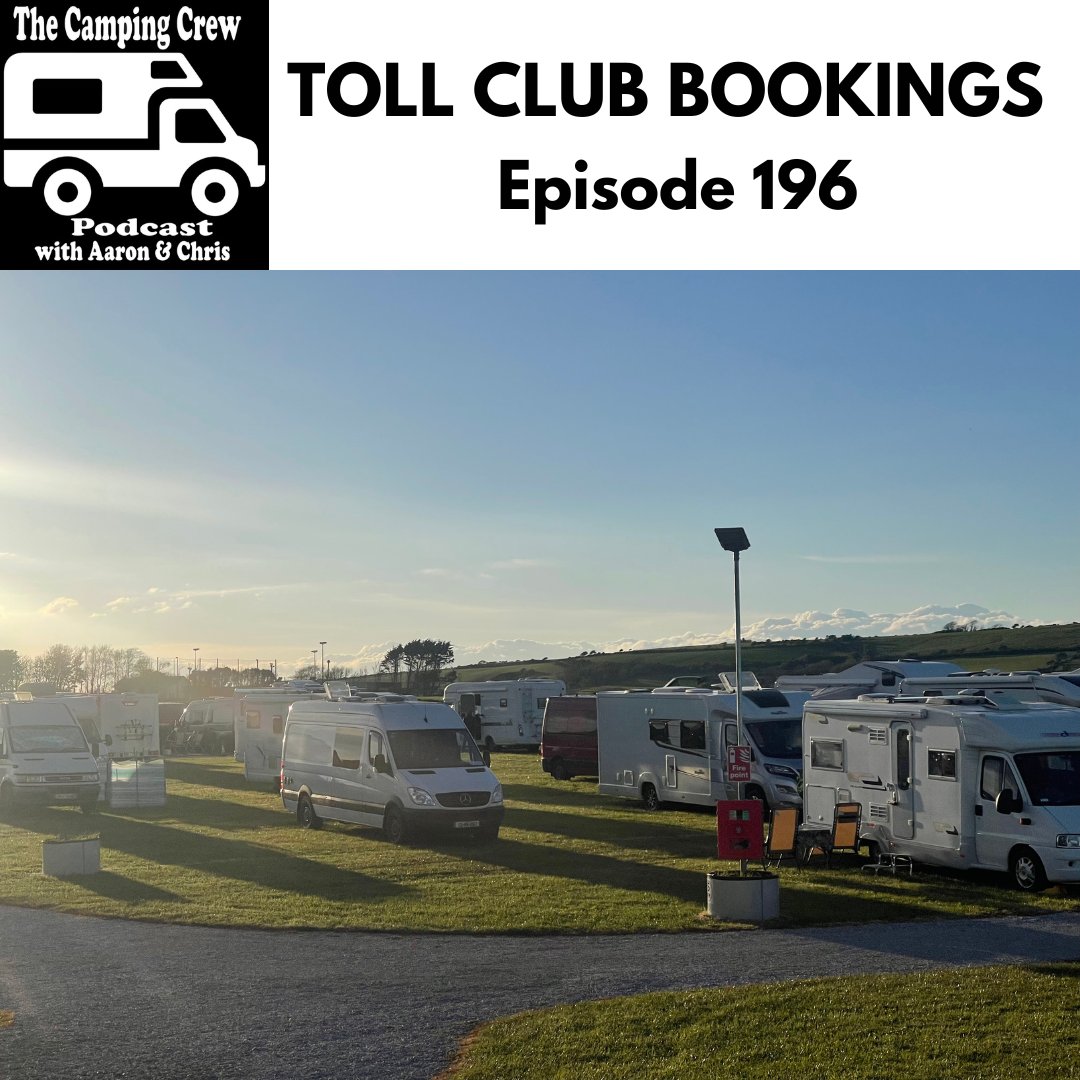 Toll Club Bookings - Episode 196 of The Camping Crew Podcast is out now. On your Podcast app, Spotify or online here: podcasters.spotify.com/pod/show/the-c…

#Podcast #motorhome #vanlife #camping #camper #campervan #caravan #campingireland #irishcamping #Spotify #CampingPodcast