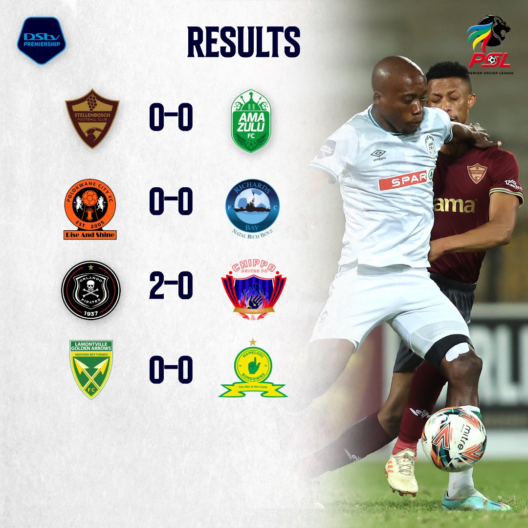 Orlando Pirates Football Club is the only club that scored goals after today's #DStvPrem fixtures . Just thought I should let everyone know🤌🏾🤌🏾😉😉.