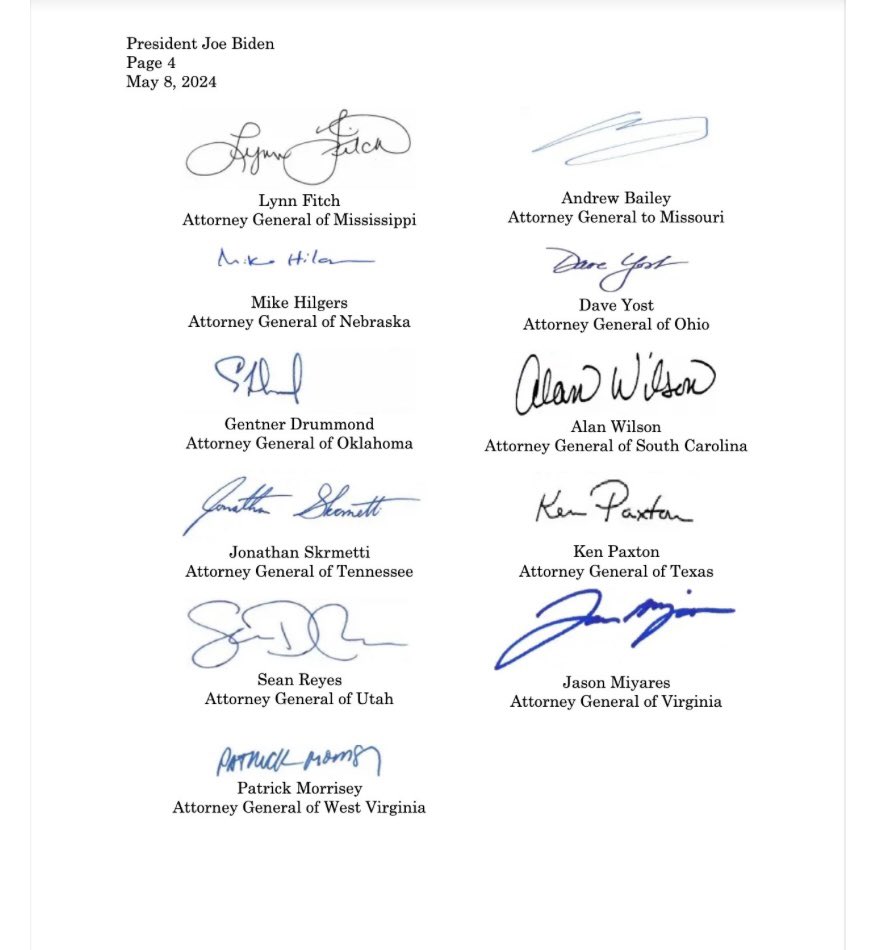 We did it!  22 Attorneys General across the US signed a multi-state letter to Biden stating that the WHO would not be making policies in their State.