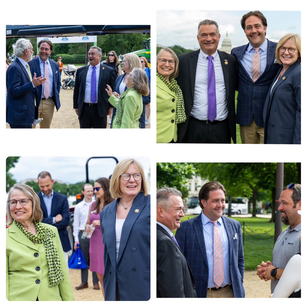 It was great to host our friends from the @westerncaucus for a tour of AEM’s 2024 Celebration of Modern Agriculture on the National Mall. We checked out the latest innovations and technologies in American agriculture and discussed how we can the #FarmBill done. #AgOnTheMall24