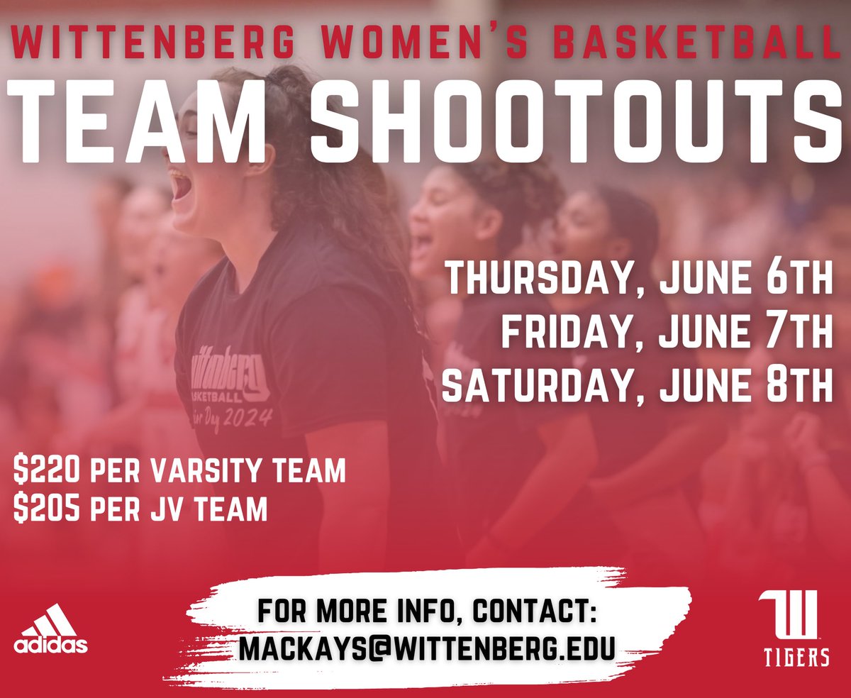 Mark your calendars! The dates for our 2024 Middle School and High School Skills & Drills Camps as well as our High School JV and Varsity Team Shootouts are set. We hope to see you there! Email us for registration forms and more info. #TigerUp