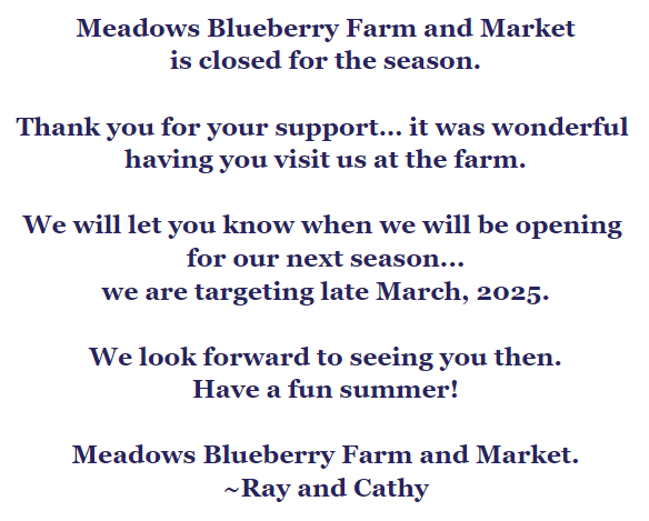 Meadows Blueberry Farm (@meadowsbbfarm) on Twitter photo 