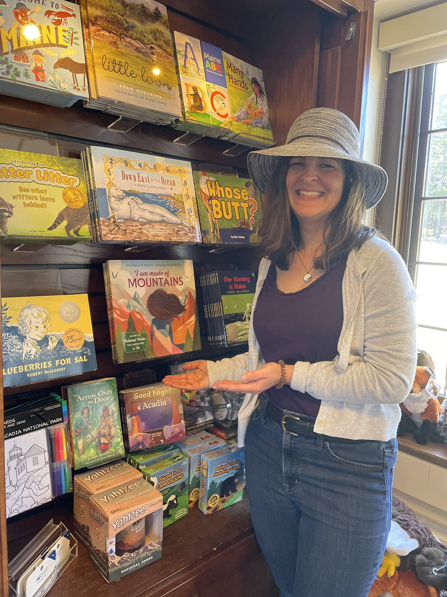 First time seeing I AM MADE OF MOUNTAINS in a national park gift store! So much fun! @AcadiaNPS #maine #acadianationalpark #nationalparks @charlesbridge @vivianmineker #maineauthor #authorlife