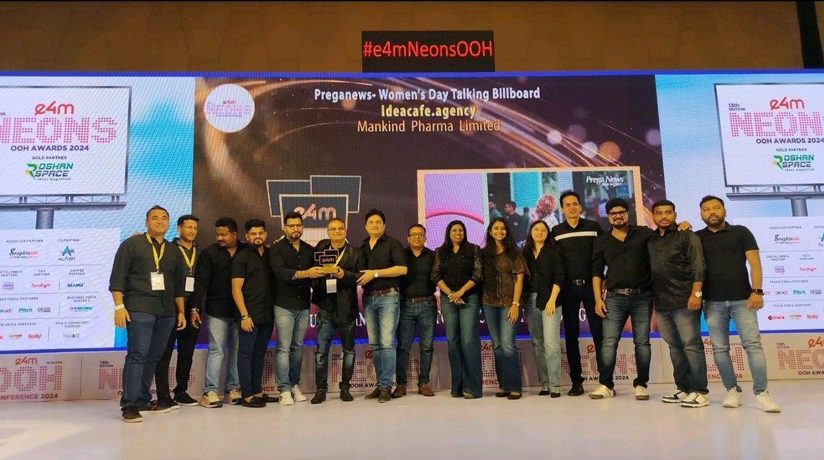 arjunrajn93's tweet photo. It was a delight 2 see different industry stakeholders in high spirits receiving their awards. D energy ws thru d roof today at @e4mevents

#IndianOOH #OOH #DOOH #Advertising #Marketing #brands #outdoormedia #outofhomeadvertising #mediaowners #mediaagency #NeonsOOHawards2024 https://t.co/wTdfIjUQa1