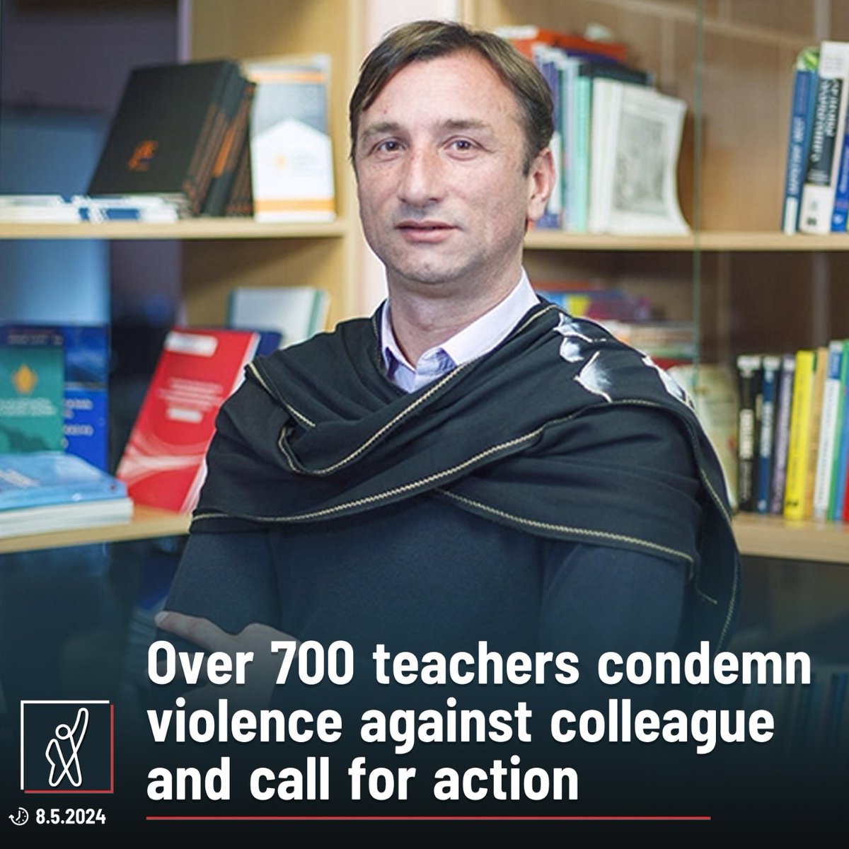 More than 700 teachers across Georgia expressed their solidarity with Lado Apkhazava, the winner of the National Teacher Award, who was assaulted with his son on May six, following his involvement in protests against the Russia-style, ‘foreign agents’ law. Teachers called for…