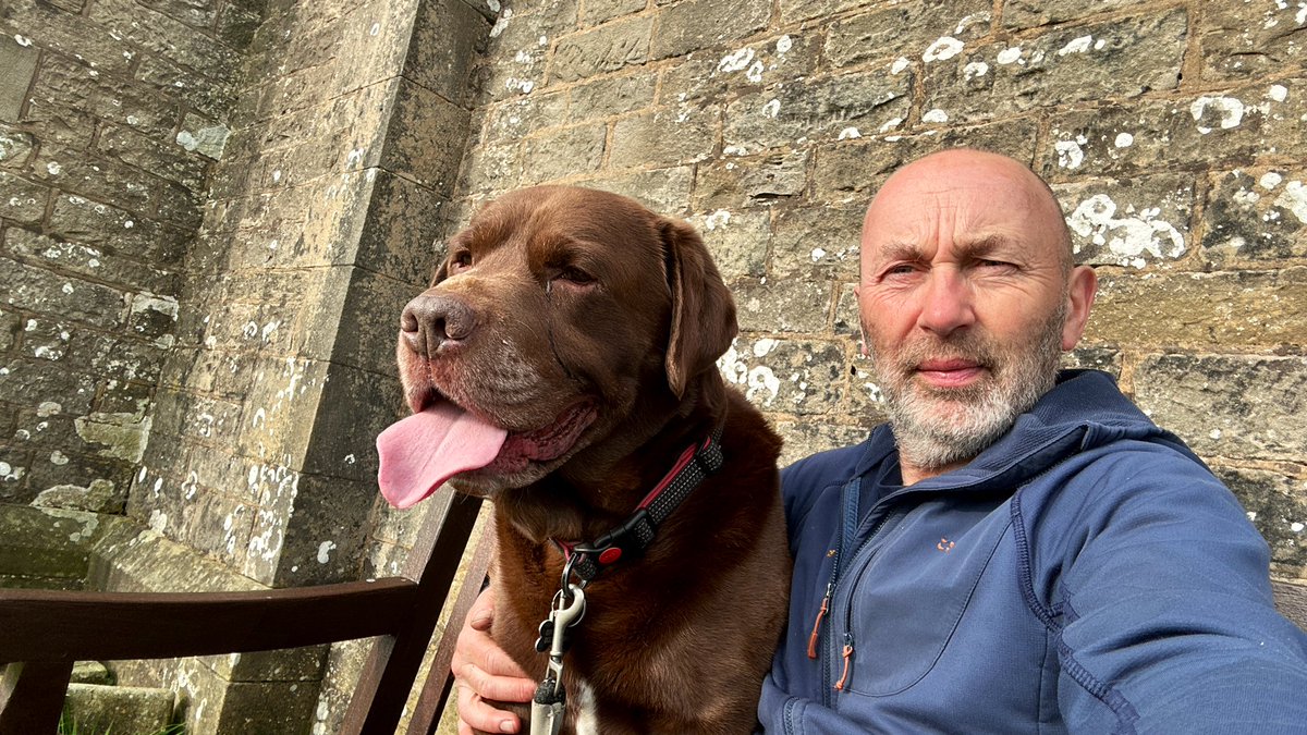 One man and his dog  :-) out on a wander #mansbestfriend