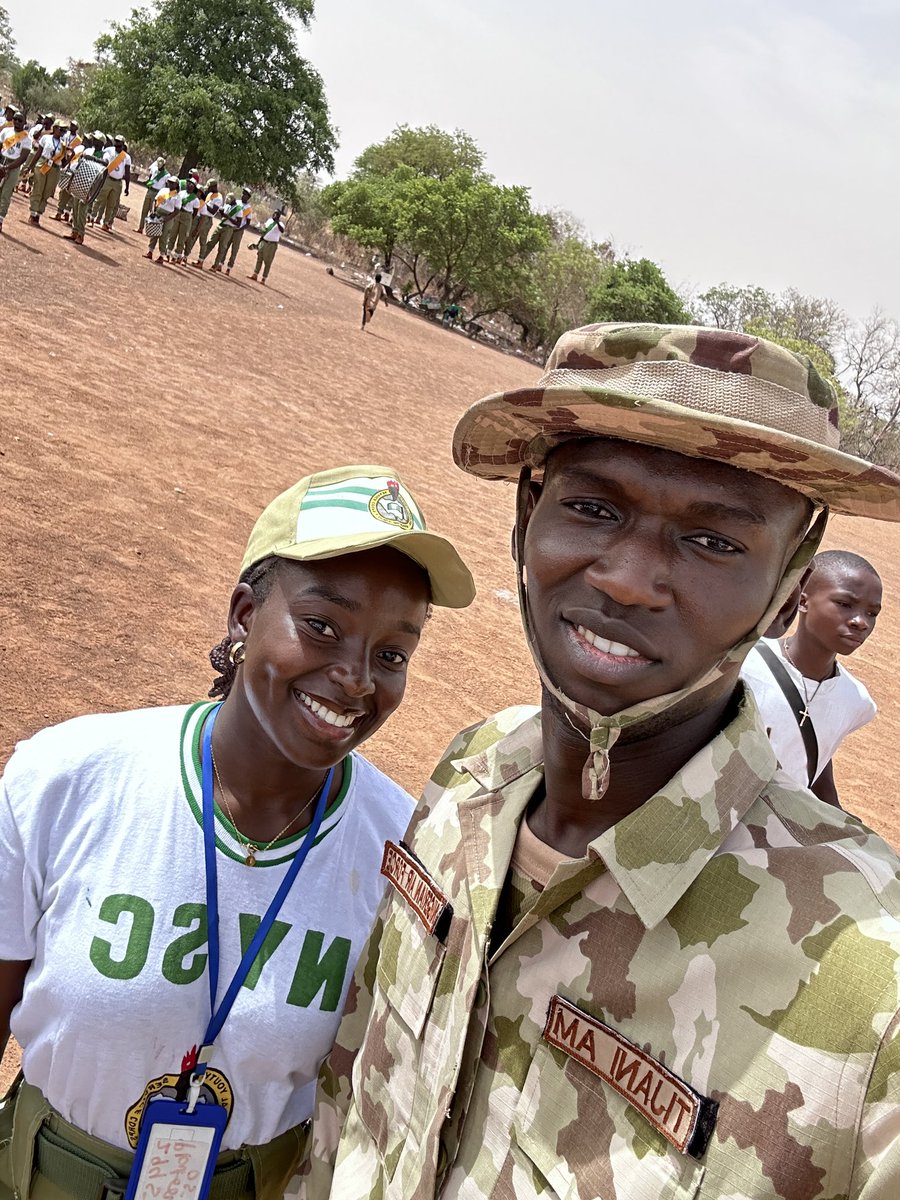 Everyone’s favorite soldier in Bauchi camp🫡