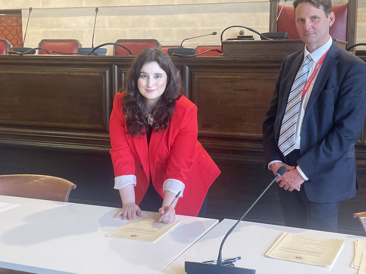 Yesterday I had the great honour of being sworn in as a Bristol City Councillor for the Avonmouth & Lawrence Weston ward alongside my co-candidates Tom Blenkinsop, and Don Alexander for the ward as well as many other amazing candidates. I was also selected to be Vice Chair of
