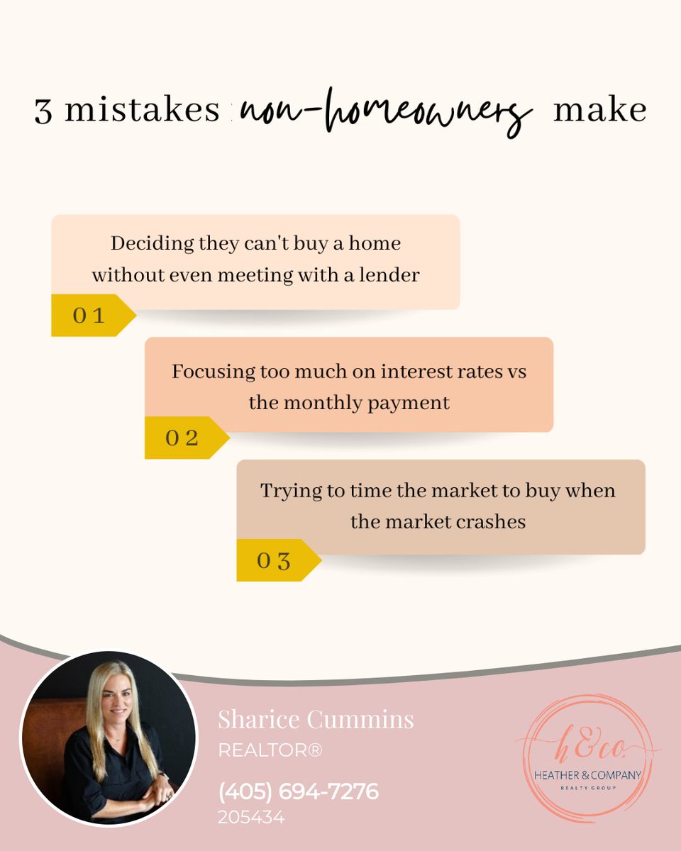 These are 3 of the most common mistakes I see non-homeowners make. If you’ve made any of these mistakes, it’s not your fault! It just means you haven’t had the necessary information to make the most educated decisions. 

#buyersmarket #homebuyer #firsttimehomebuyer #homebuying