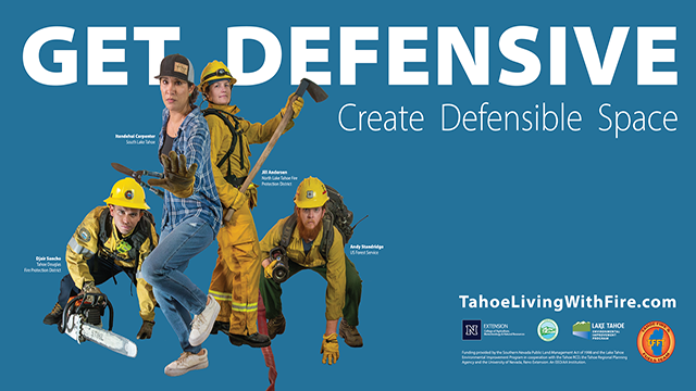 Lake Tahoe's Wildfire Awareness Campaign runs May through October and includes family-friendly events and helpful information that highlight the message: Get Defensive – Create Defensible Space. Full story: tinyurl.com/5dsjprny. #defensiblespace #homehardening #getdefensive