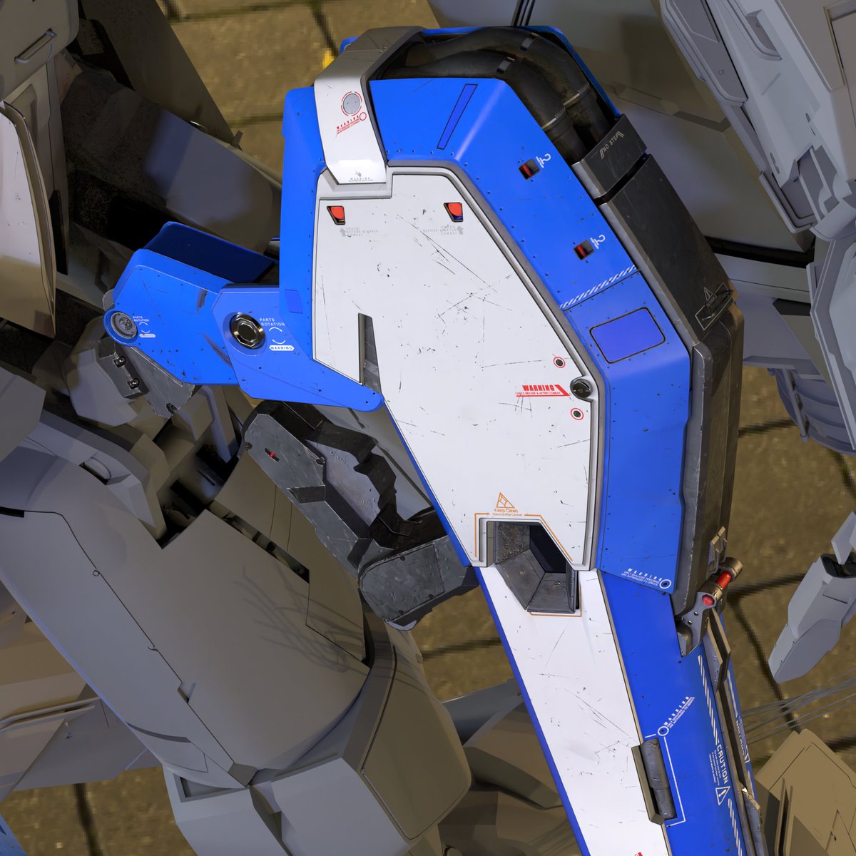 EskeYoshinob's tweet photo. #ExSGundam
大腿部ビームカノン、テクスチャも含めて一旦完成🥰
やはり質感とディティールが増えると萌度がアップしますね👍✨
まだ中心部のセンサーの見栄えが悪いので発光パーツなどを追加したいところですが、一旦次の部位に行きます https://t.co/Gi6C2zA2fZ
