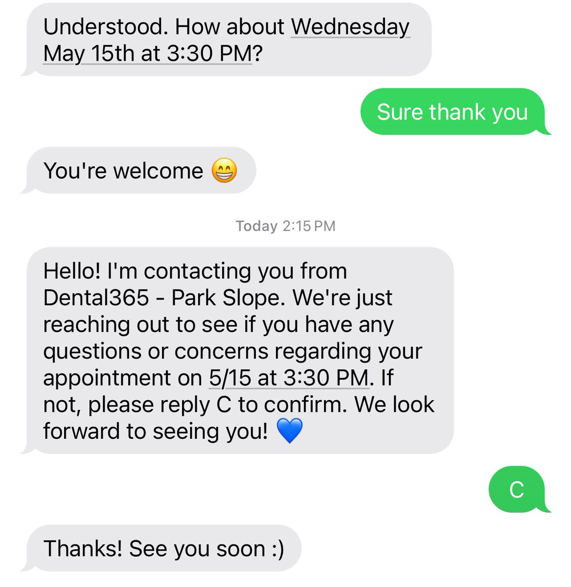 Why the fuck is my dental coordinator texting me like this