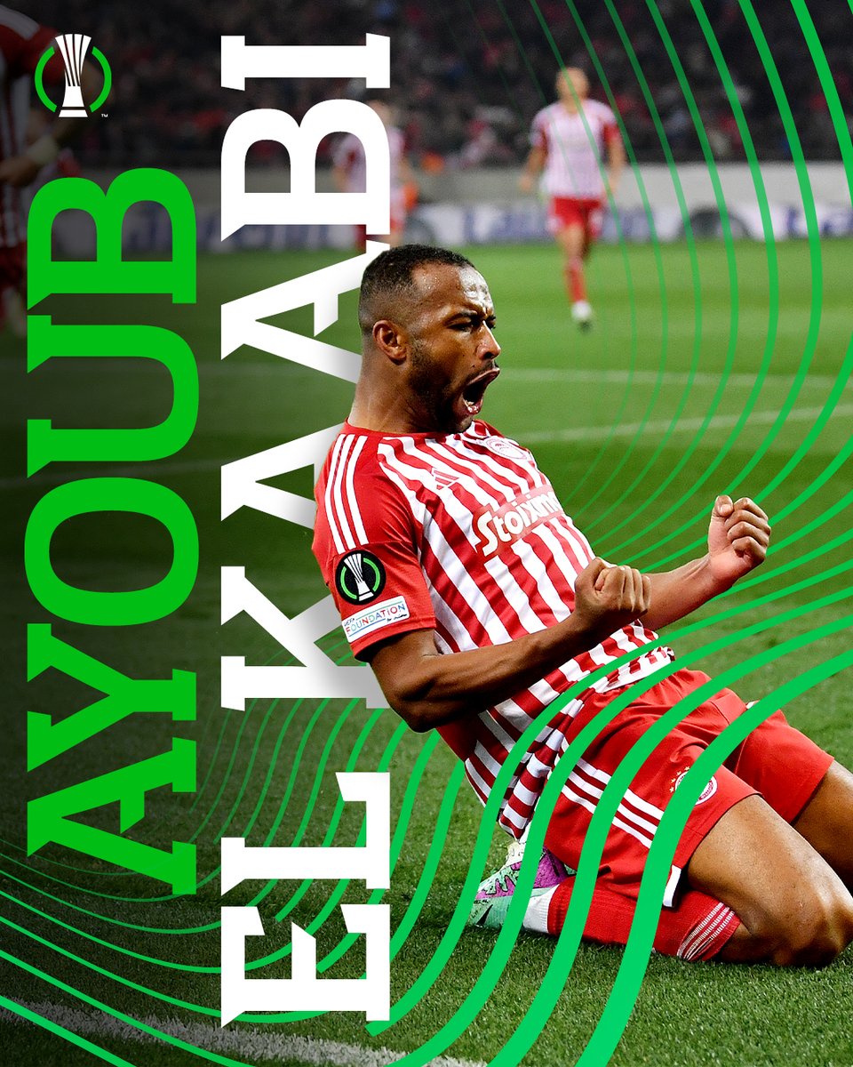 🇲🇦 Ayoub El Kaabi in the Europa Conference League this season 🥵 ⚽️ 8 goals 🎯 1 assist 👕 7 games #UECL