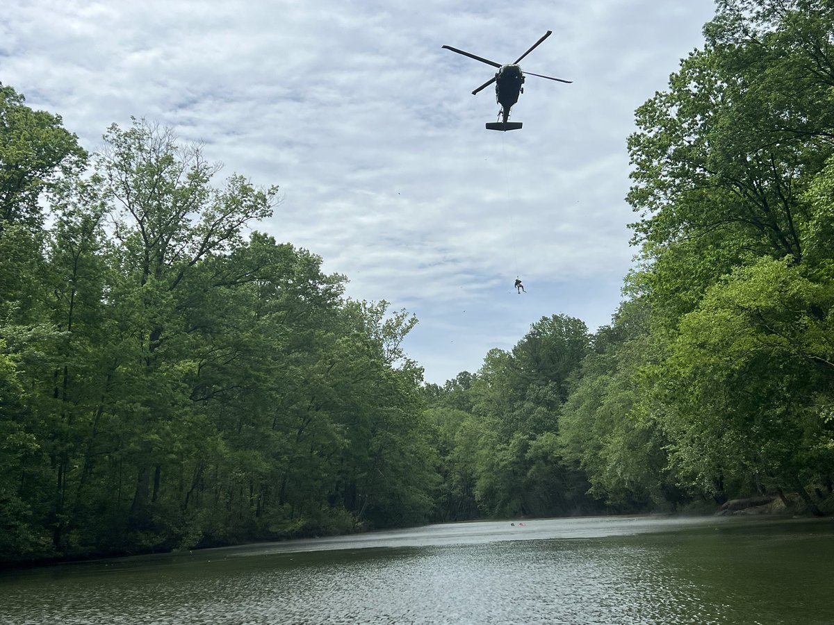 The Maryland Helicopter Aquatic Response Team paired with the Maryland Army National Guard to train for worse case scenarios in the event of a water rescue. <a href="/WMAR2News/">WMAR-2 News</a>