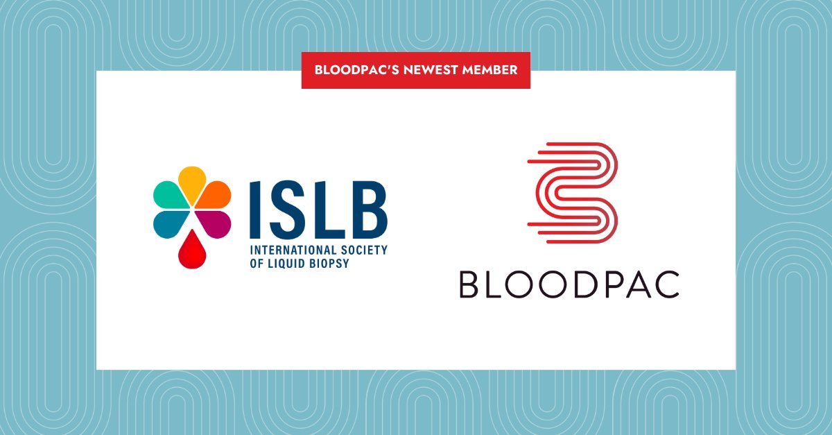 BLOODPAC welcomes our newest member, ISLB! @isliquidbiopsy is building a global network dedicated to the study of Liquid Biopsy, creating awareness and erasing limits in the technology access between countries or specialties. We welcome their expertise!