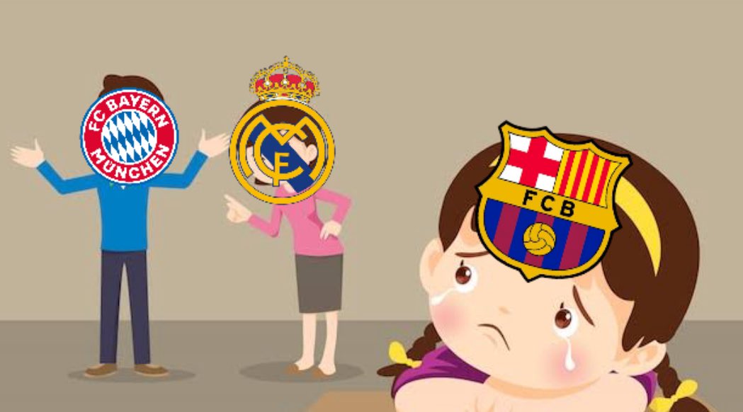 Los del barca viendo la Champions hoy 
#ChampionLeague