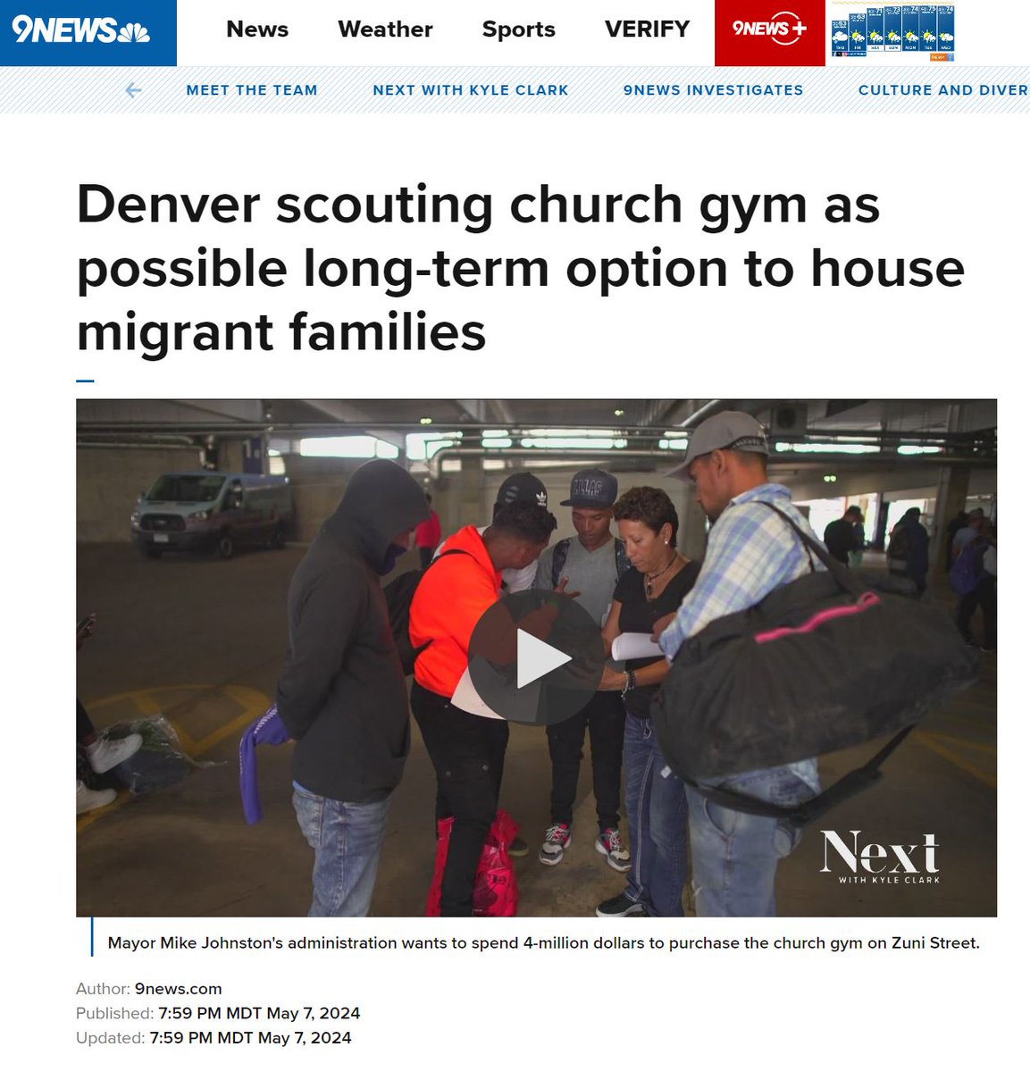 Denver is now exploring 'long term' options to house illegals