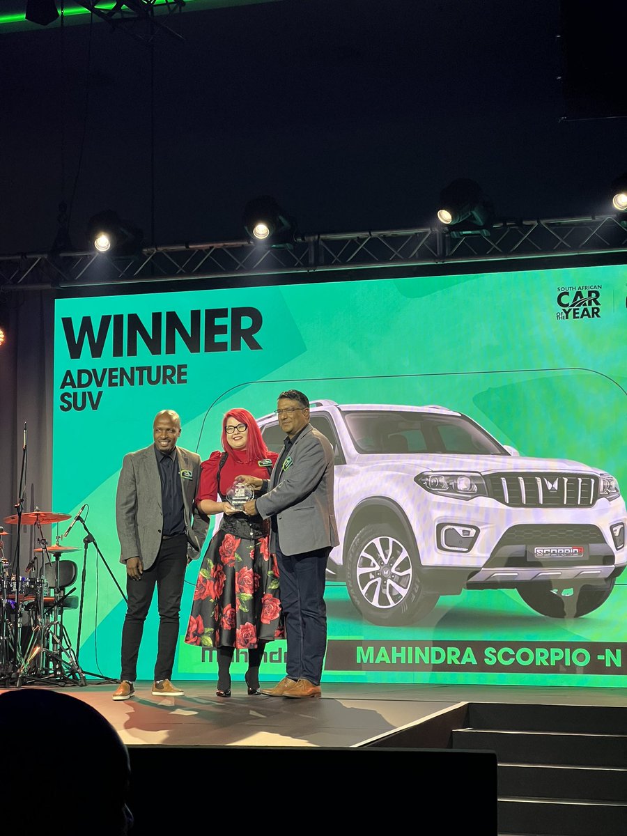 FelixSebata's tweet image. Mahindra finally gets some love at #SACOTY2024. Very well done 🙌🏾