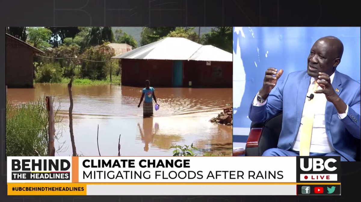 What we're witnessing today is nature retaliating. Humanity has been reckless and must awaken to embrace climate change adaptation. - Hon. Musa Ecweru #UBCBehindtheheadlines