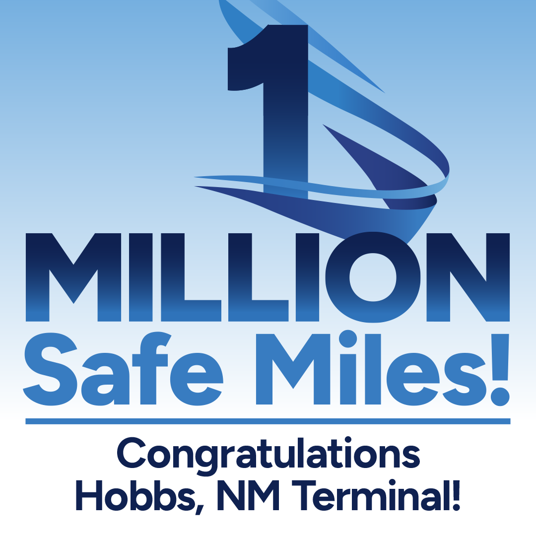 sentinel_trans's tweet photo. Congratulations to everyone at our Hobbs, NM, terminal for reaching the 1 million safe miles mark 🎉 Awesome job, everyone! Thank you for your commitment to safety 👏
#SentinelTransportation #Sentinel #truckdrivers #safedriving #Safety https://t.co/gRaT4WWtSg