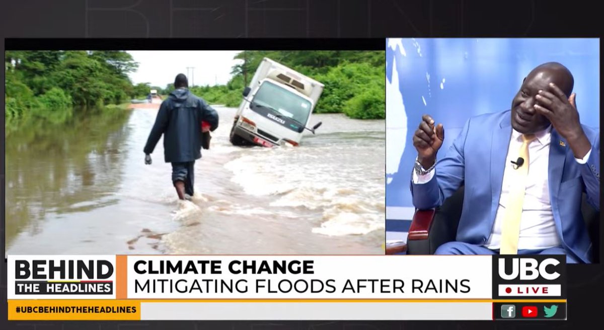 Ugandans need to acknowledge that climate change is not a fictional tale anymore but a tangible reality. It is a problem with us now - Hon Musa Ecweru #UBCBehindtheheadlines