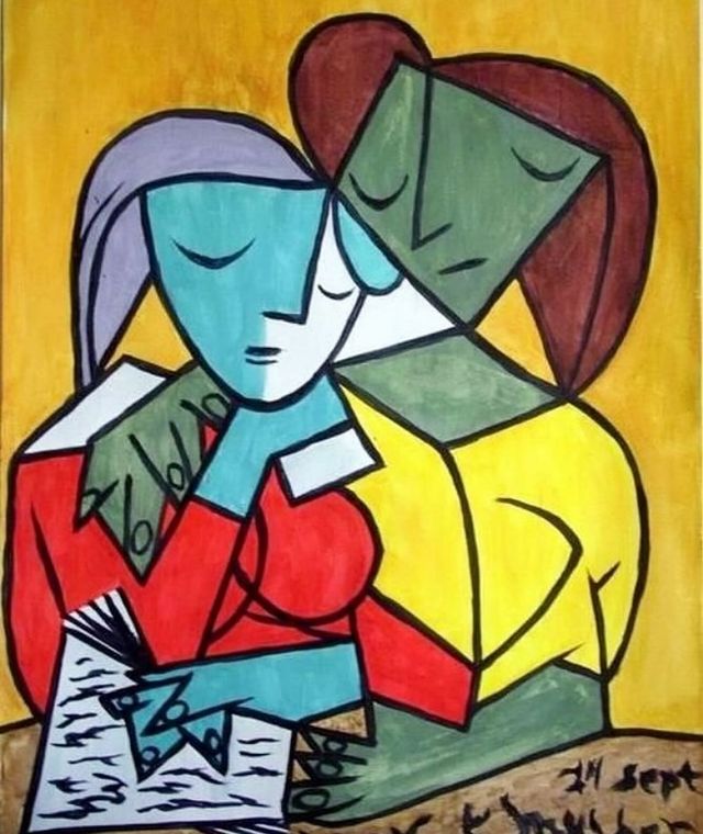 DEUX PERSONNAGES 2, 1934, Pablo #Picasso.