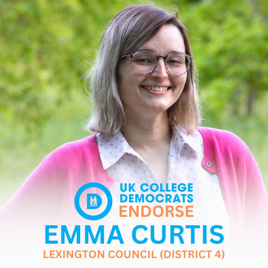 🚨ENDORSEMENT ALERT🚨

@ukydems has endorsed our campaign!

The University of Kentucky attracts top talent from across the country and I’m fully committed to building a Lexington where those talented young people can build a thriving life after graduation.

#EmmaForLex