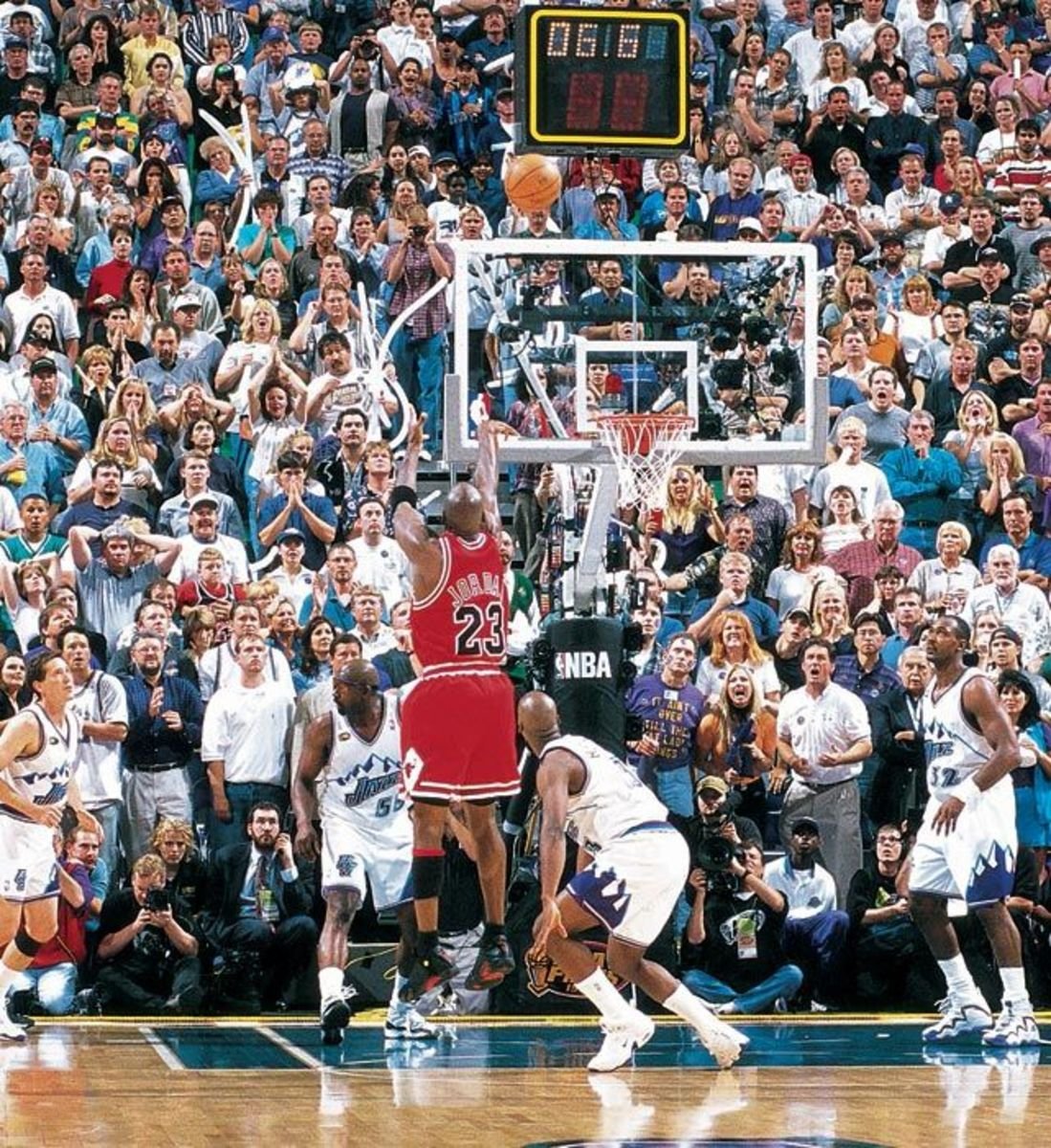 Quote with a more Iconic NBA playoff moment