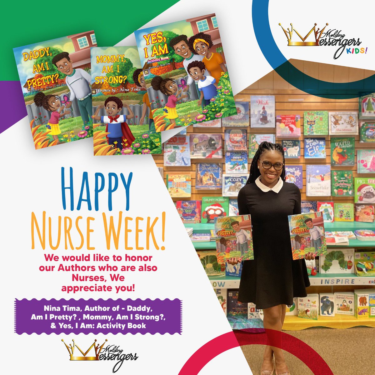 An Author and a superhero! We appreciate you Nina. Happy Nurses Week! 

#nurseweek #happynursesweek