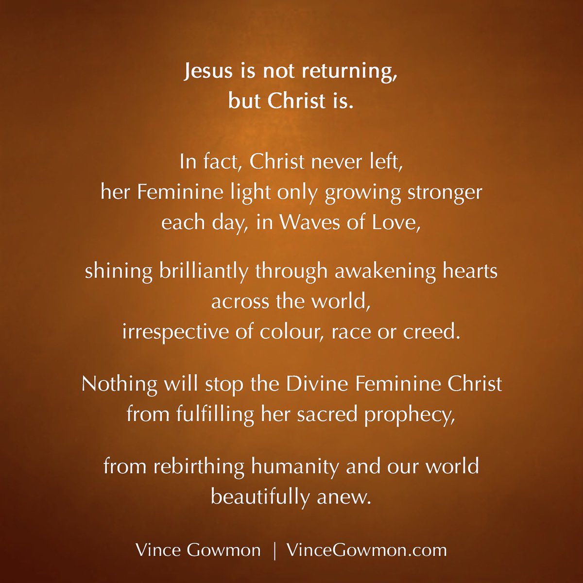 ❤️🙏🏼🌍 Vince

VinceGowmon.com