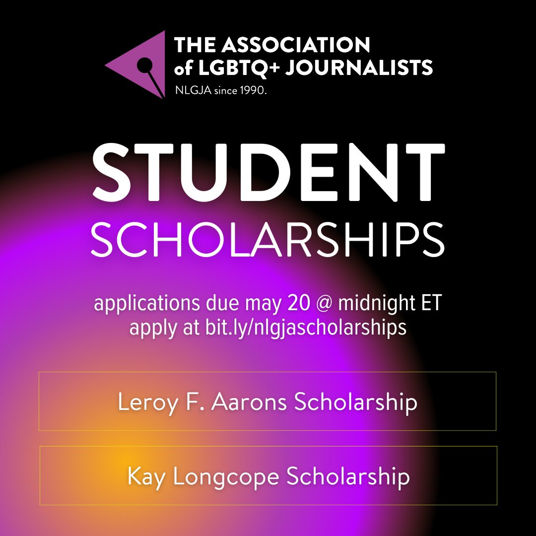 🎓🏳️‍🌈 Attention student members! 📚 Applications for our Kay Longcope and Leroy F. Aarons scholarship awards are due on Monday, May 20! 📝 Don't miss this chance to advance your education! Apply by midnight ET on May 20 and let your voice be heard ⬆️ link in bio to apply!