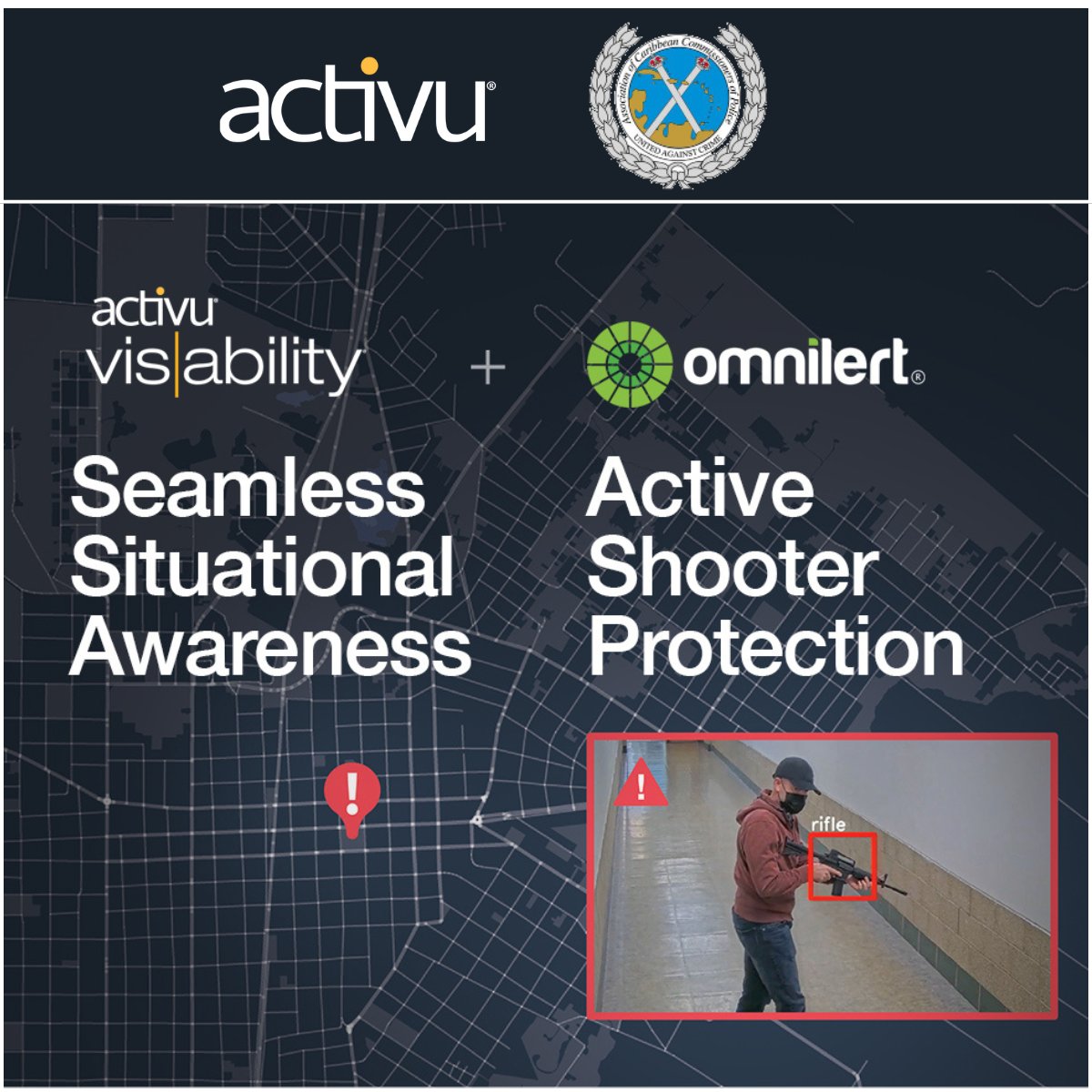 ✨ Join us at the Association of Caribbean Commissioners of Police Annual Meeting & Conf in #Belize. Connect w/@Activu to explore how vis/ability can transform your #CommandCenter &/or #RTCC. 👇Click below to learn about the latest #RTCC trends! hubs.li/Q02wyB3T0