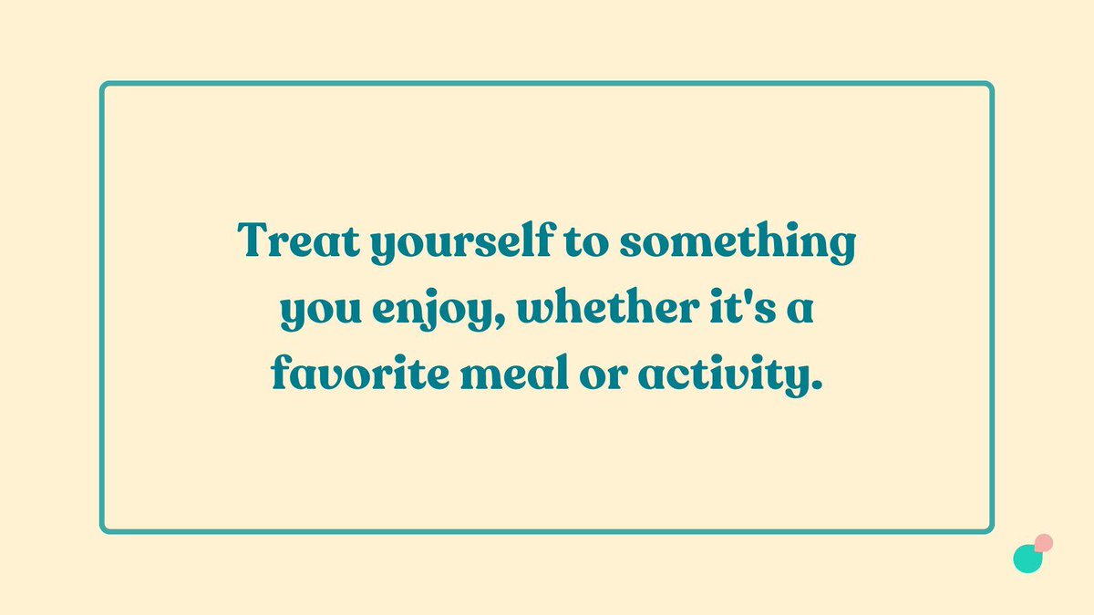 Maybe your treat is🍦, or maybe it's watching that stand-up special on Netflix. Whatever you like, show yourself some love with a treat just for you.  #MentalHealthAwarenessMonth #TreatYoSelf #MentalHealthTips