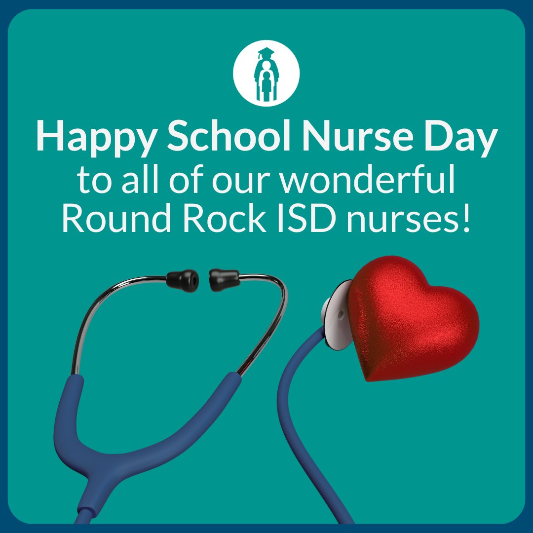 Happy School Nurse Day ❤️ 🩺 to all of our wonderful Round Rock ISD nurses! #ItStartsWithUs