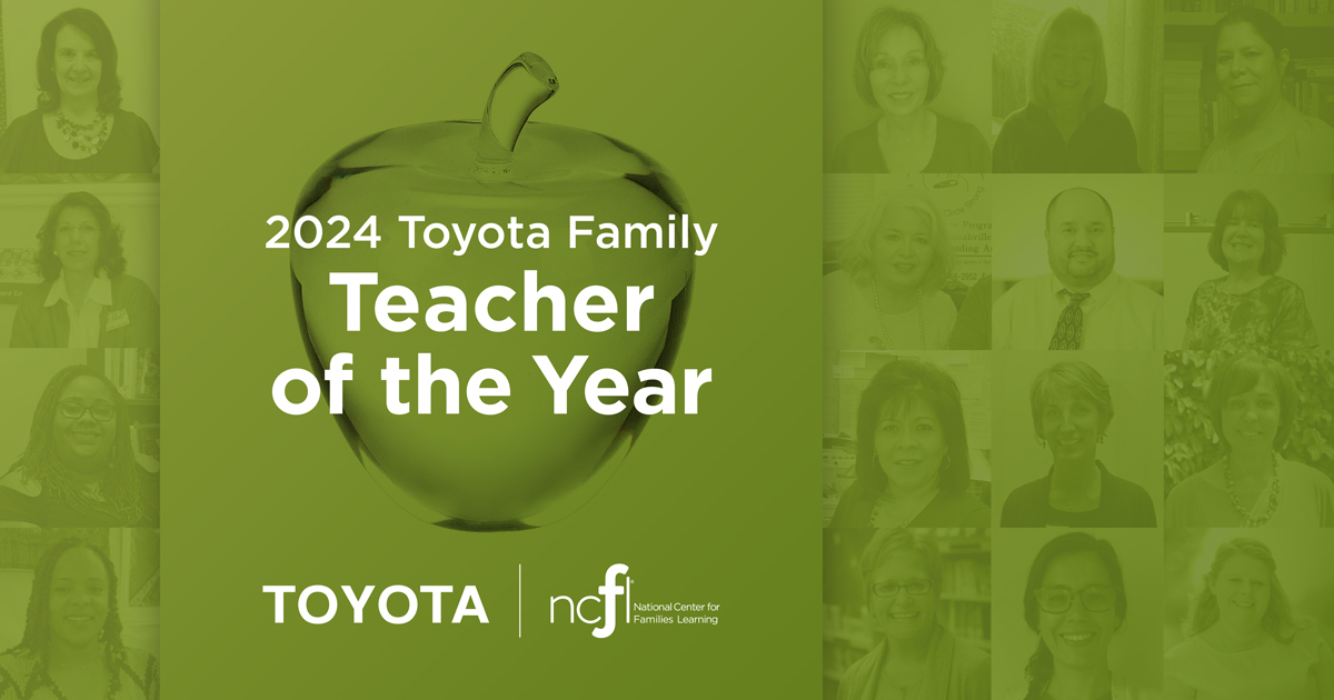 Now seeking the 2024 Toyota Family Teacher of the Year! 🎉 Since 1997, we've worked with @Toyota to award $700,000 in #FamilyEngagement grants to educators who partner with families to support student achievement. Nominate the #FamilyTOY2024 by 6/17 ➡️ ow.ly/HQl150RzLKO