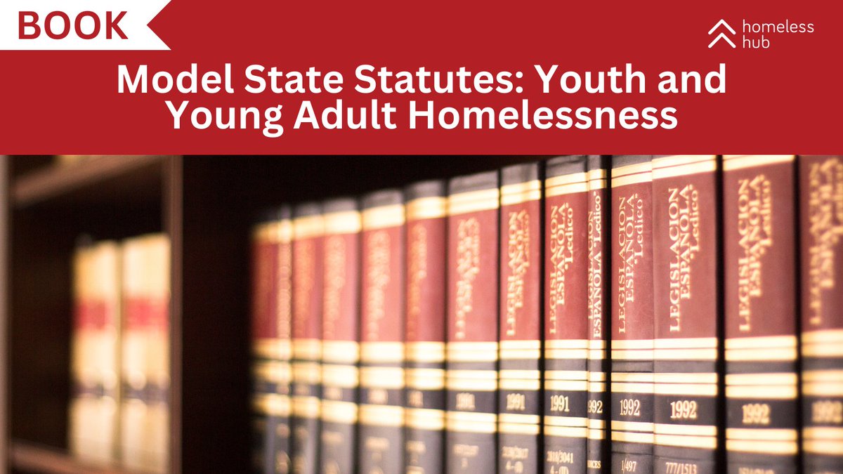 Are you interested in learning about model state statutes for youth and young adult homelessness? Check out this informative book: bit.ly/4b649uL