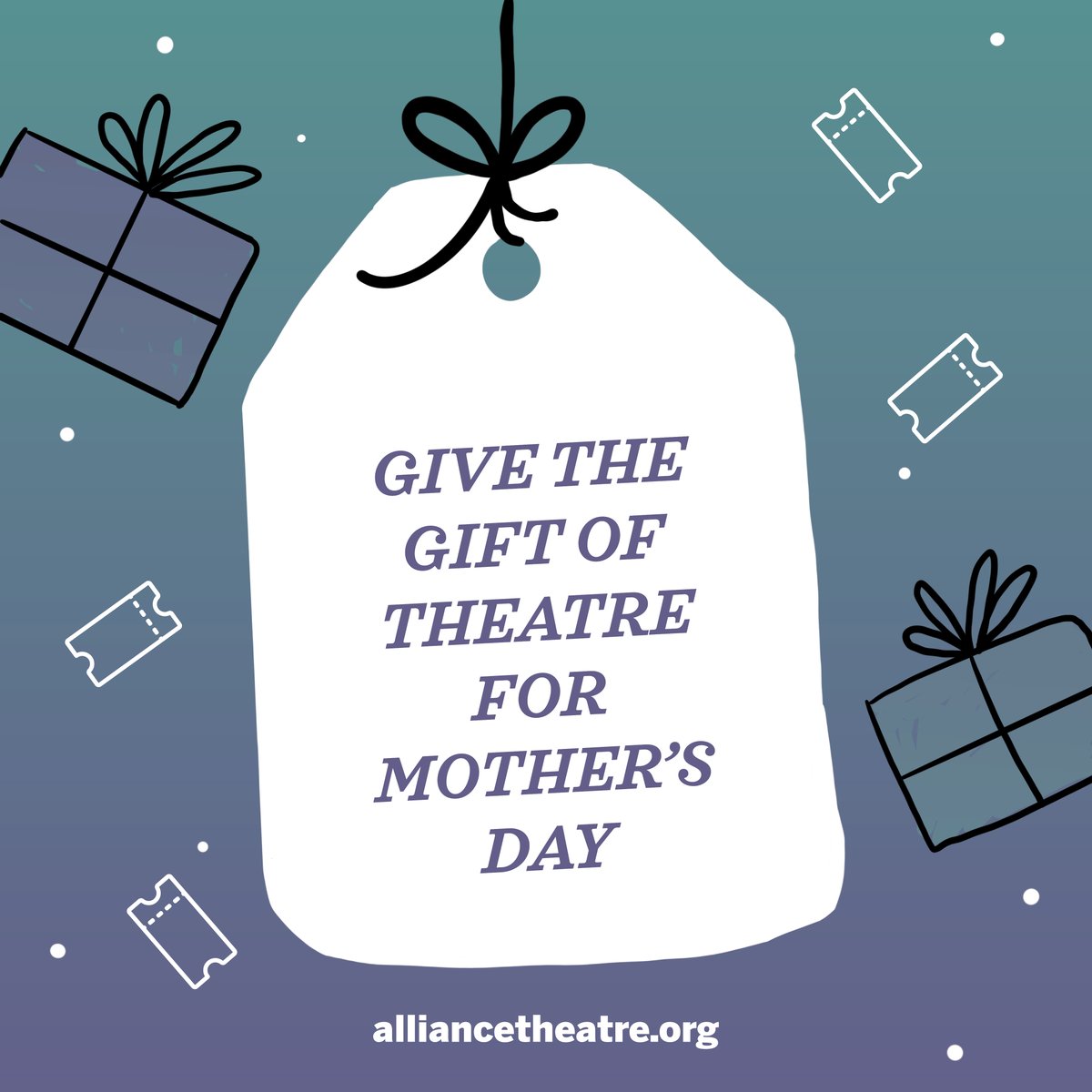 Give the gift of theatre this Mother's Day with an Alliance Theatre membership or gift certificate. Visit alliancetheatre.org for more info and make this Mother's Day one to remember! 🎭💐 #AllianceTheatre #GiftOfTheatre