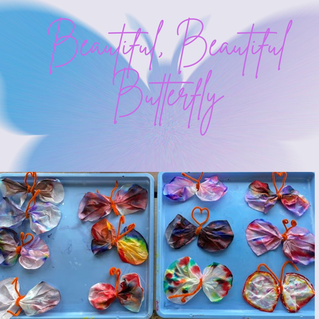 Powell’s 3rd up Spring Crafts Group learned all about butterflies. Afterward, they used pipe cleaners, coffee filters, markers and water to make their own. 🦋 #shadesofdevelopment #afterschoolalliance #powellshades #afterschool4all #lightsonafterschool #SHADES #easttnafterschool