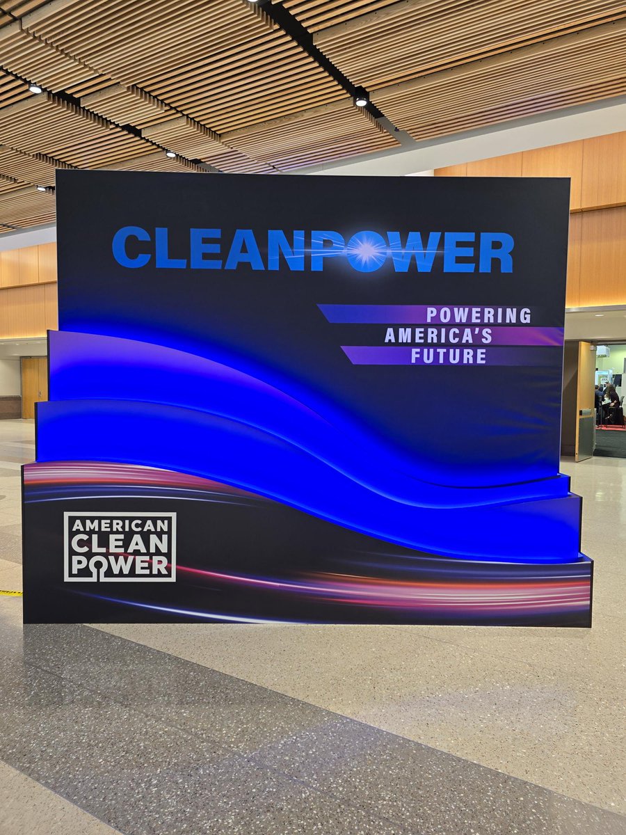 'It's not just green energy, it's red, white and blue energy. It's about creating a domestic energy market that protects against global factors.' A key message being delivered at @USCleanPower CLEANPOWER in Minneapolis.