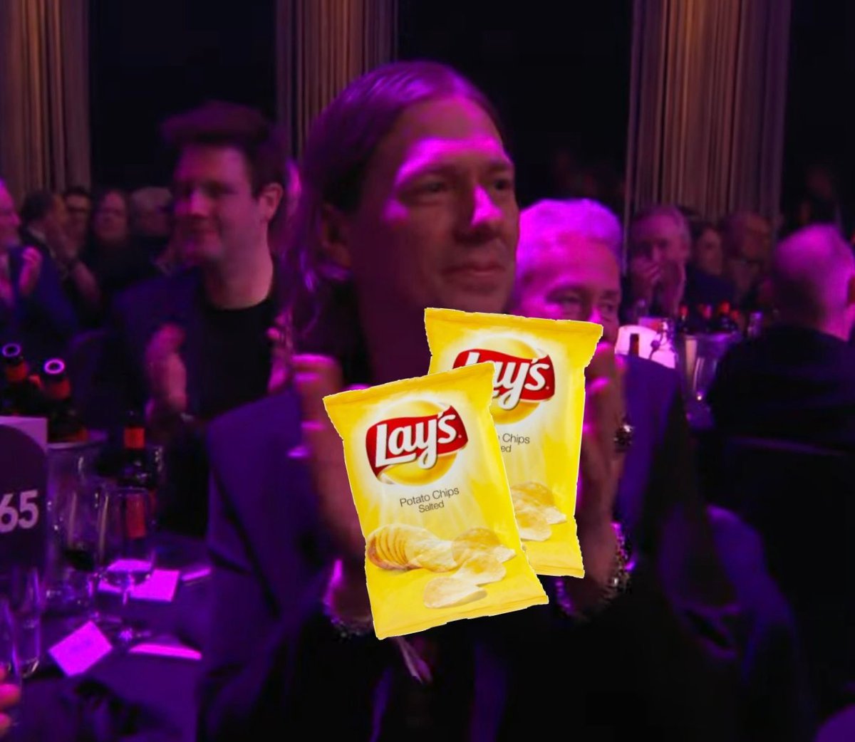 tobias and his two chip bags for making phantomine ❤️