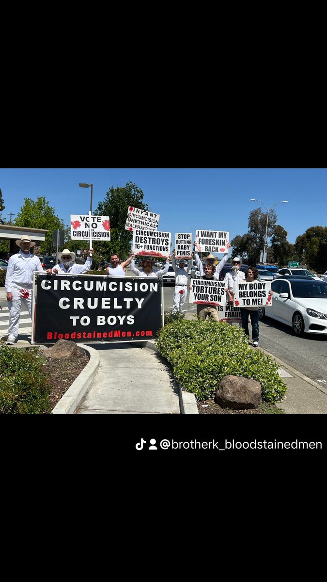 Day one of the California circumcision crisis protests tour, Concord California.
