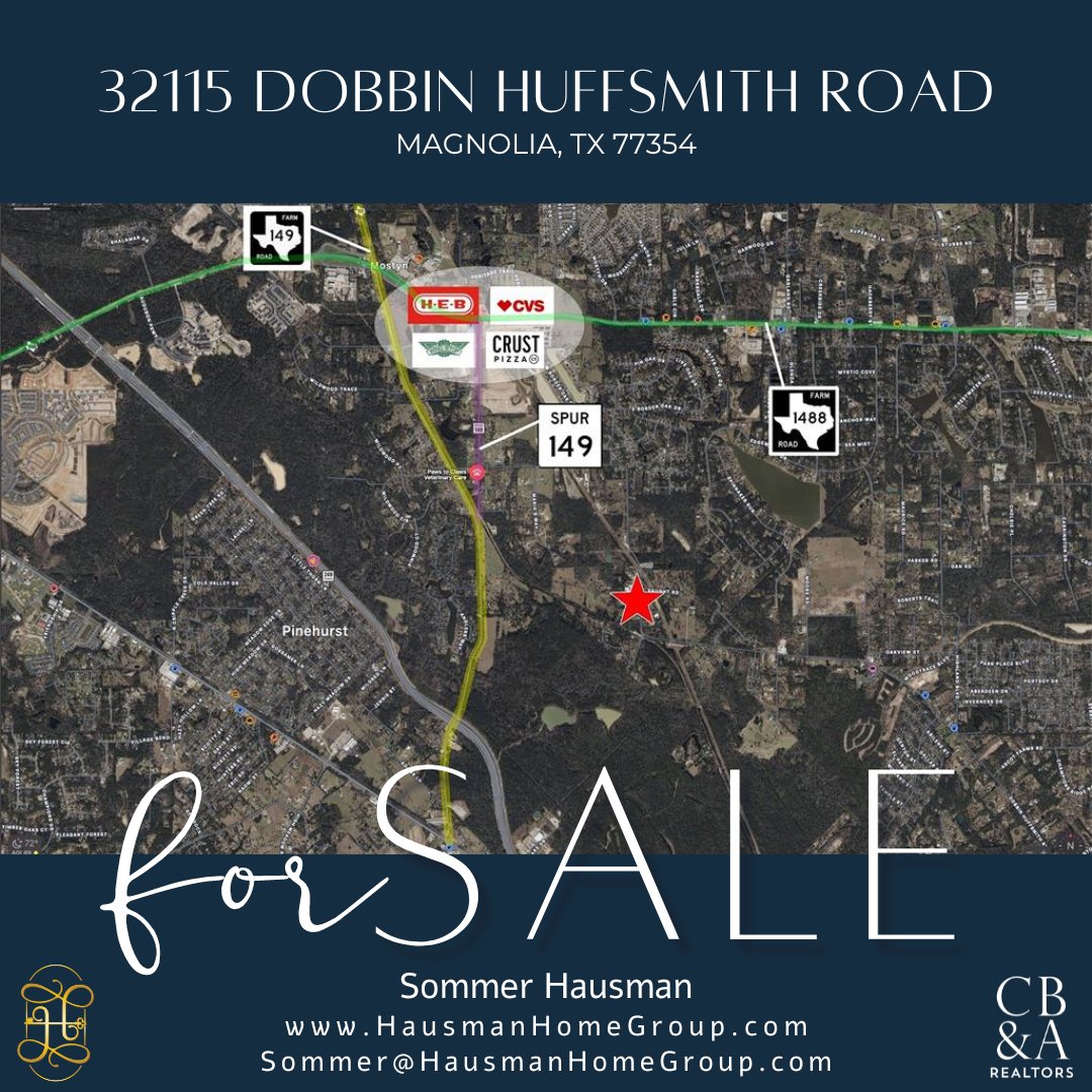 Don't miss your chance to be at the forefront of a thriving community.
l8r.it/4DPf
#UpAndComing #NeighborhoodVibes #HausmanHomeGroup #CBA #Haus2Home #CBARealtor #TXRealEstate #MagnoliaTXProperties #DreamEstate #DobbinHuffsmith #MagnoliaTX #UnrestrictedProperty