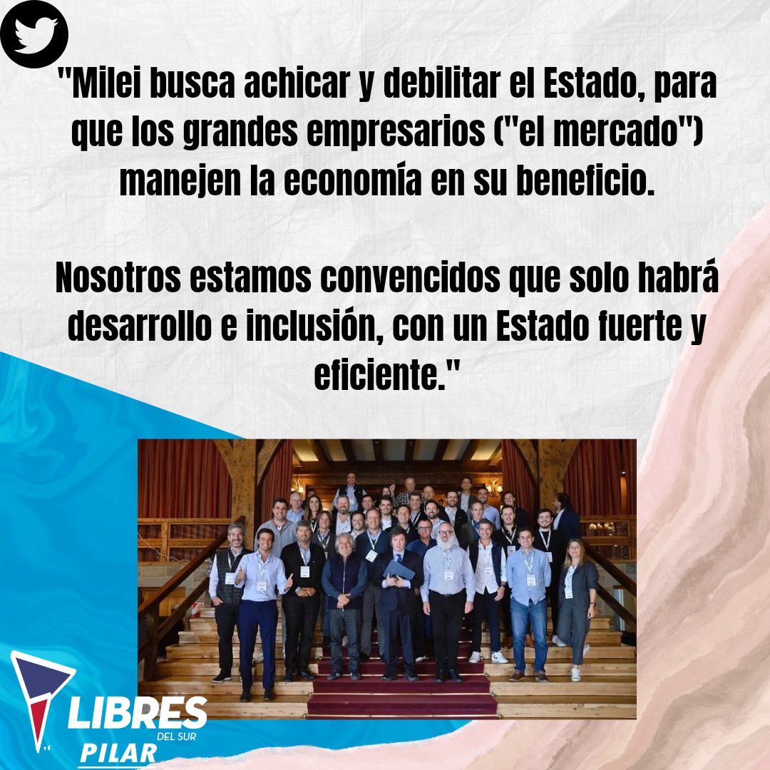 Humberto Tumini publicaba esto en su red social X (ex twitter)  

¿es acaso que quiere que Argentina vuelva a ser un feudo y los empresarios sean el señor feudal? 

#LibresDelSur #Pilar #delviso #astolfi #derqui #villarosa #zelaya #lagomarsino #manuelalberti #manzone  #manzanares